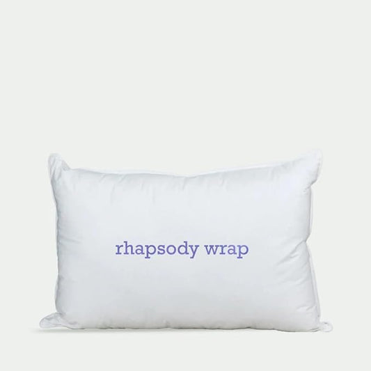 Down Etc Rhapsody Wrap Luxury Hotel 235-Thread Count 100% Down-Proof Soft Preshrunk Cotton Fabric Hypoallergenic Goose Down & Feather Pillow, Queen (Pack of 1), White