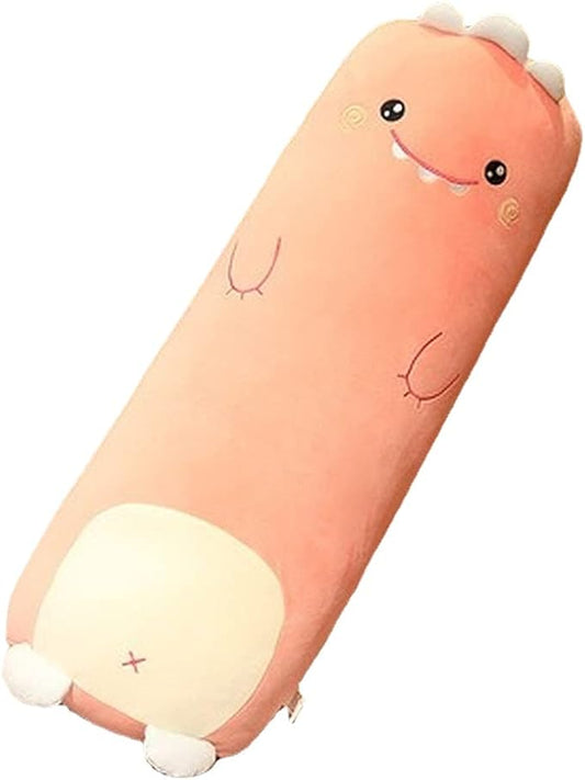 Long Plush Cute Body Pillows 27" Cuddle Stuffed Animal Shaped Bed Body Pillows Soft Cotton Plushies Doll Toy Gifts (Dinosaurs, 27 Inch)