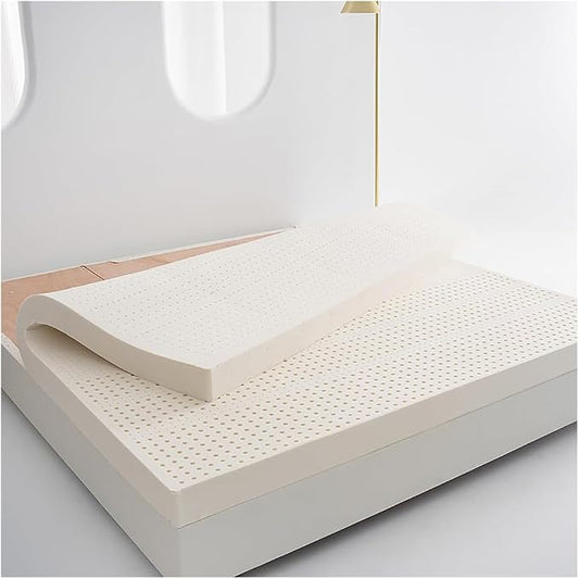 Organic Natural Latex Mattress - Single Double Twin Full Size, 3Inch Thickness, Hotel Quality, Includes Organic Cover, 80x190cm (31.5x75in)