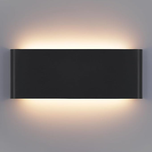 Mille Lucciole 15"Modern LED vanity light,20W Dimmable 5 CCT (3000K-6500K) Adjustable Wall Lamp,Up and Down Wall Lighting,Indoor Wall Sconce for Bedroom,Staircase,Hallway,Dressing Table,1 Pack（Black）