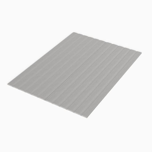 Treaton, 0.75-Inch Heavy Duty Vertical Wooden Bunkie Board/Bed Slats with Cover, Enhance Mattress Support, Queen(60"), Grey