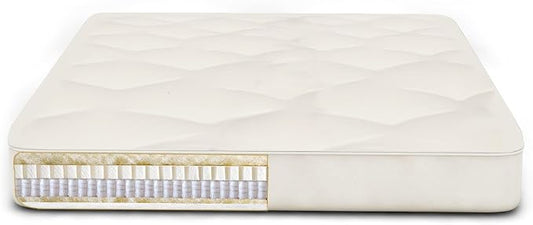 TFS Organic Calm Nest Latex and Wool Mattress, Eastern King, Natural