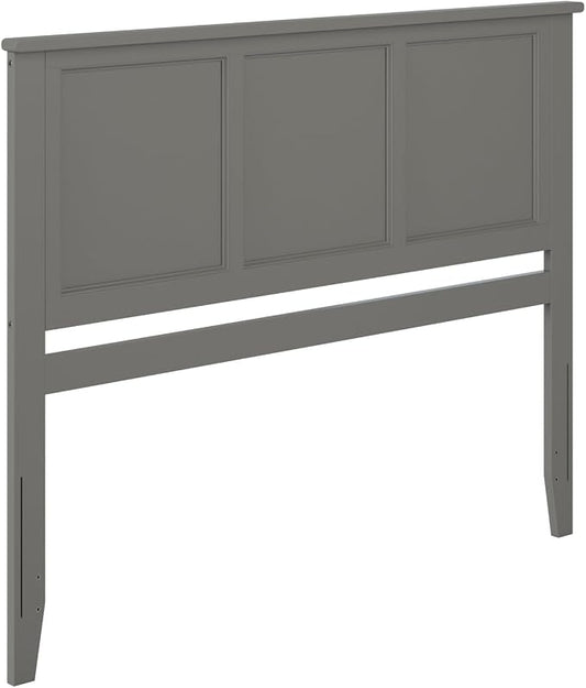 AFI, Madison King Solid Wood Panel Headboard, Grey