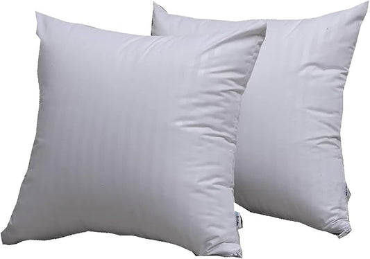 Kingnex Feather Proof Pillow Protectors 18x18 Waterproof Cover for Goose Down Square Throw Pillows 2 Pack