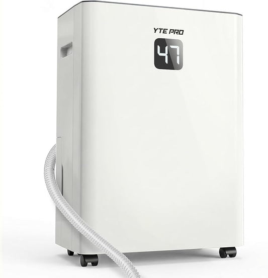 34Pint Dehumidifier for 2500Sq.Ft, Compressor Dehumidifiers for Home, Front LED Digital Humidity Display&Quiet Dehumidifier for Basement, Bedroom, Bathroom, with 6.56FT Drain Hose DH1800S dehumidifier