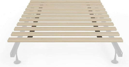Greaton, 1-Inch Extra Heavy Duty Horizontal Wooden Bunkie Board/Bed Slats, Twin XL(39"), Beige