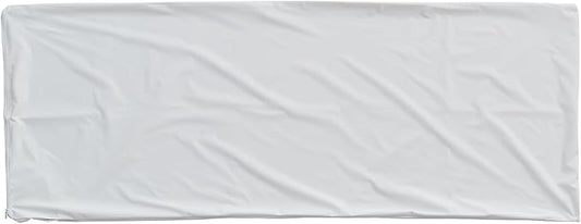 Kingnex Waterproof Down Feather Proof Body Pillow Protectors for 20x54 Pillow Zippered Plain Pillow Cover White 1 Pack Only 21x55