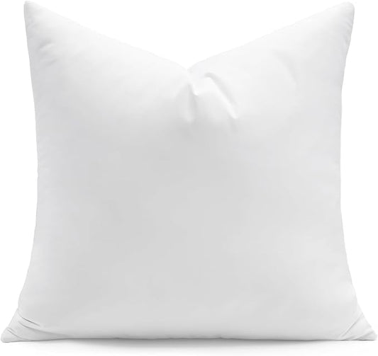 puredown® 18x18 Feather Down Pillow Insert, 1 Pack Throw Pillow Insert for Couch, Chairs, Office, Apartments