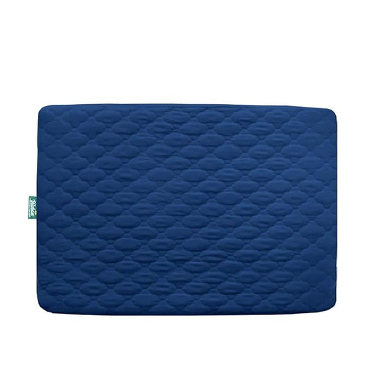 Pack and Play Mattress Protector Sheets Fitted Waterproof Pack and Play Mattress Pad Cover, Compatible with Graco Pack n Play & Dream On Me & Pamo Babe, Playpen/Playard Sheet Quilted, Navy, 39" x 27"