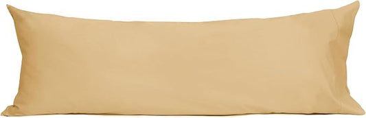 Sunflower Body Pillowcase 100% Cotton Long Pillow Cover/Case Envelope Closure 1 Pack, 20×54 inches Butterum, Soft and Breathable