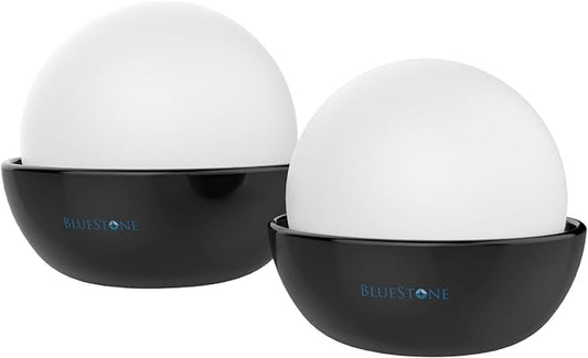 Humidifiers, Set of 2 Stone Decorative Ceramic Natural Water Humidifier, Non-Electric Battery Free for Bedrooms, Great for Babies by Bluestone