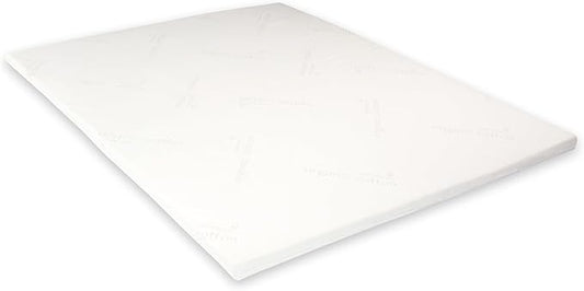 Naturepedic 2'' Adagio Latex Mattress Topper - Thick Cooling Breathable Top Mattress Pad for Back Pain Relief & Full Body Contouring Comfort - Queen