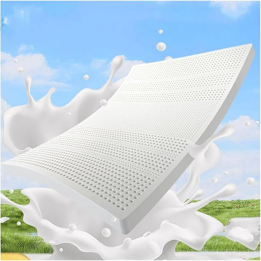 Natural Premium Latex Mattress Topper, Medium Firm Single and Double Bed Topper Help Relief Shoulder and Back Pain,6in,80x200cm(31.5x79in)