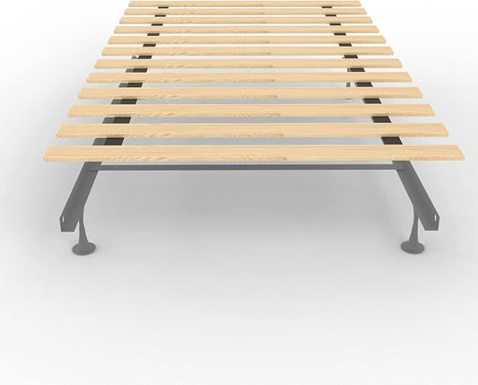 Greaton, 0.68-Inch Horizontal Wooden Bunkie Board/Bed Slats, Full, Beige