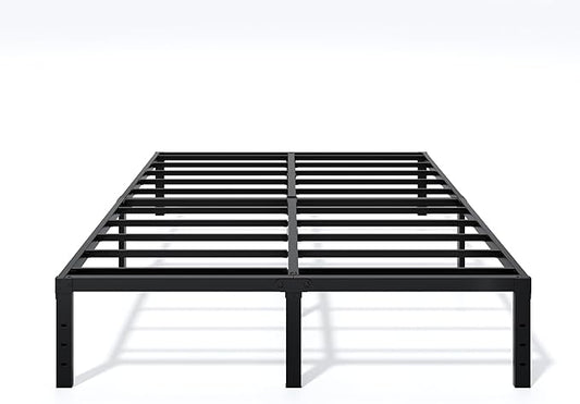 LUMUNANCE Metal Bed Frame King Size - 14 Inch Heavy-Duty King Platform Bed Frame No Box Spring Needed, Easy Assembly, Noise-Free, Sturdy Mattress Foundation, Underbed Storage Space