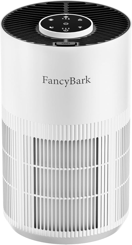 Air Purifiers for Home Bedroom Up to 1250 Ft², H14 True HEPA Room Air Purifiers for Bedroom With Sleep Mode Light Mode & Aroma Function Air Cleaner Smoke Odor Dust Pollen Pet Dander (White)
