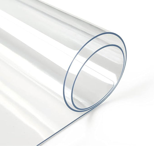 Deep Dream 1.5mm Clear Desk Cover Protector, 40×84 Inch Clear Desk Cover, Clear Desk Mat, Table Cover Tablecloth Protector Rectangle, Table Protector for Dining Room Table