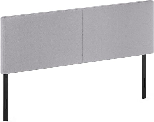 Furinno Roanne Upholstered Headboard, King, Glacier