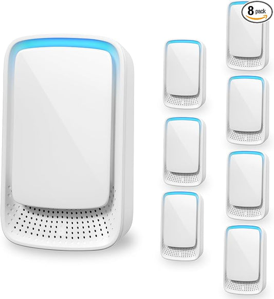 2026 New Plug in Air Purifiers Air Ionizers for Dust Mites, Odor Eliminator for Home with Negative Ion Generator, Quiet Portable Air Freshener Plug In for Bedroom,Dust,Office,Kitchen,Smoke (8)