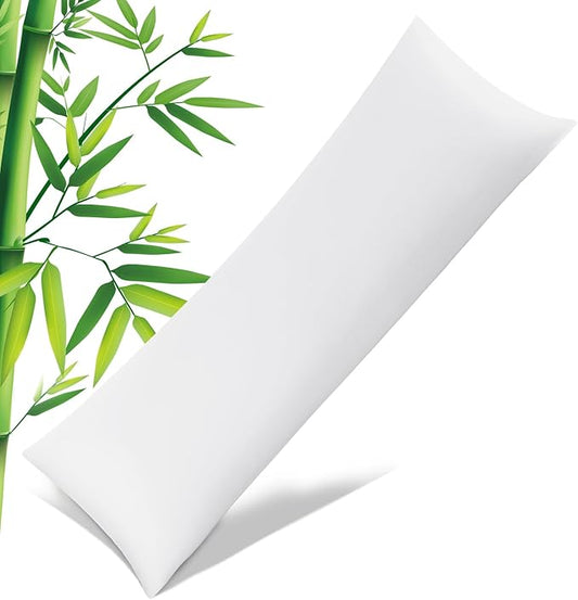 Pillowcases Body Size,Cooling Viscose Pillow Cases with Zipper Closure, Cool & Breathable Pillow Cover for Hot Sleepers and Night Sweats, 20" x 54"