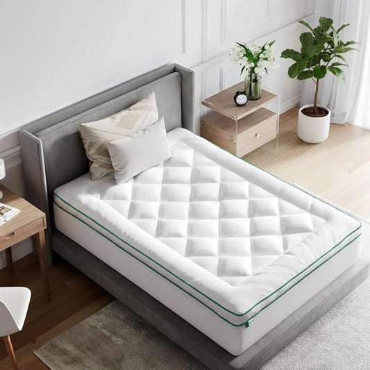 Novilla Twin XL Mattress Topper, Extra Thick Pillow Top Mattress Pad, Down Alternative Fill Breathable Cover, 8-21" Deep Pocket Soft Bed Topper for Back Pain Relief
