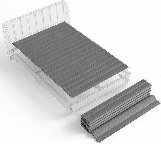 Wooden Twin Bed Slats for Support Under Mattress with Cover – Replacement Wood Slats for Twin Size Bed Frame – Under Mattress Support Without Extra Height – 2.38-Inch Standard Width