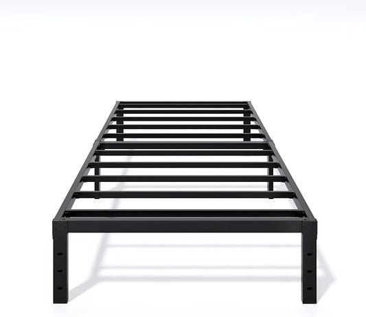 LUMUNANCE Metal Bed Frame Twin XL Size - 12 Inch Heavy-Duty Twin XL Platform Bed Frame No Box Spring Needed, Easy Assembly, Noise-Free, Sturdy Mattress Foundation, Underbed Storage Space