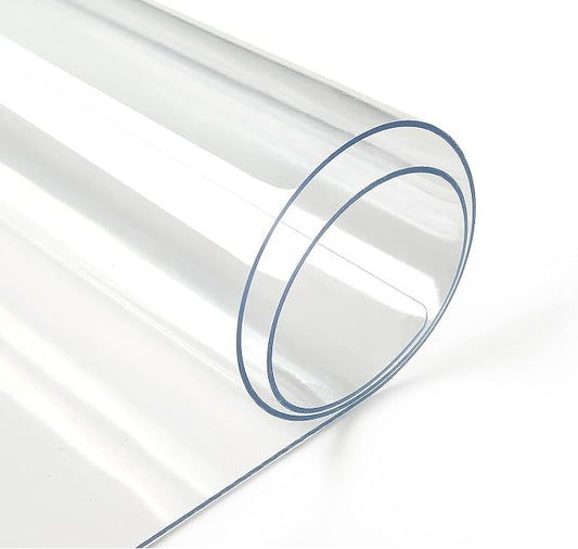 Deep Dream 1.5mm Clear Desk Cover Protector, 42×89 Inch Clear Table Cover, Desk Mat, Tablecloth Protector Rectangle, Table Protector for Dining Room Table