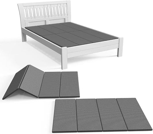 Light and Thin Bunkie Board, Folding Spring Box,King Size 76x80'', Large Double Bed 10MM, Bed Support Flat Noodles,Light and Thin, Breathable, Noise Minimizing