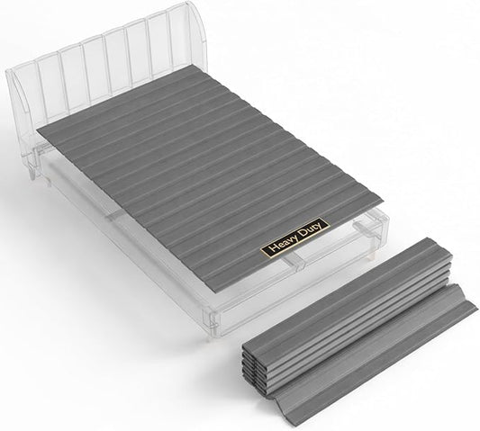 Wooden Full Bed Slats for Support Under Mattress with Cover – Replacement Wood Slats for Full Size Bed Frame – Under Mattress Support Without Extra Height – 3.38-Inch Standard Width