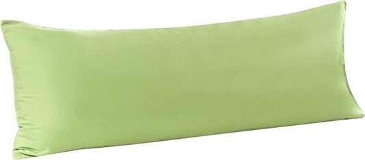 FLXXIE Body Pillow Cover - Super Soft Microfiber 20x54 Body Pillow Case - Envelope Closure, Wrinkle, Stain Resistant 20x54 Long Pillowcase, Sage Green