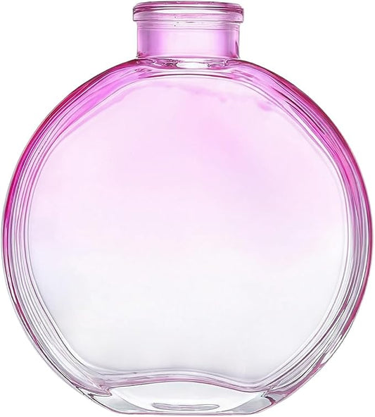 150ml/5oz Empty Glass Diffuser Bottle - Aromatherapy Storage Container & Fragrance Accessories - Use for DIY Replacement Diffuser Sticks Sets, Oils, Crafts & Decor (Purple)