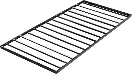 Mellow 1.6 Inch Metal Bunkie Board Mattress Support for Bed Frames, Box Spring or Bed Slat Replacement, Easy Assembly, Twin, Black