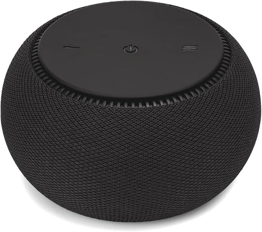 SNOOZ Pro - Smart White Noise Machine & Travel Case - Real Fan Inside, Non-Looping White Noise, Adjustable Tone & Volume - App-Based Remote Control & Sleep Timer - Midnight