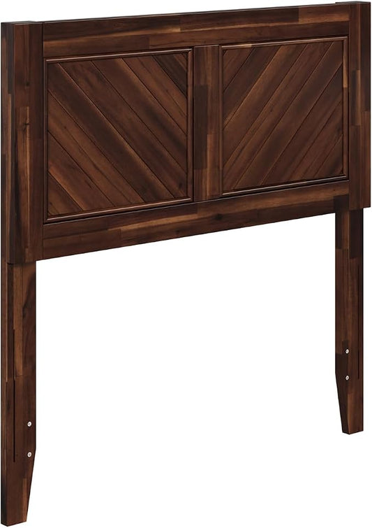 AFI, Canyon Twin Solid Wood Rustic Farmhouse Headboard, Barnwood