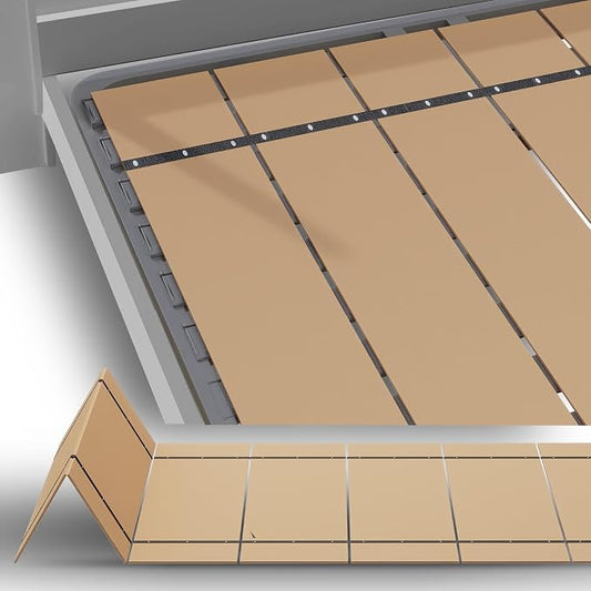 Bunkie Board Thin Wood 6mm Full Size (54 x 76 in) | Modular Portability Design, Noise Minimizing, Low Profile Design, Easy Setup, Foldable| Bed Slats, Foldable Box Spring, Bed Support Slat