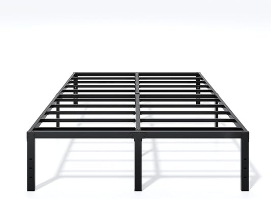 LUMUNANCE Metal Bed Frame King Size - 16 Inch Heavy-Duty King Platform Bed Frame No Box Spring Needed, Easy Assembly, Noise-Free, Sturdy Mattress Foundation, Underbed Storage Space