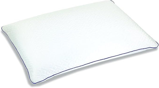 Sleep Innovations Forever Gel Memory Foam Pillow, Standard Size, Cool Touch Cover and Cooling Gel Memory Foam Core, Side, Stomach, and Back Sleepers, Medium Support