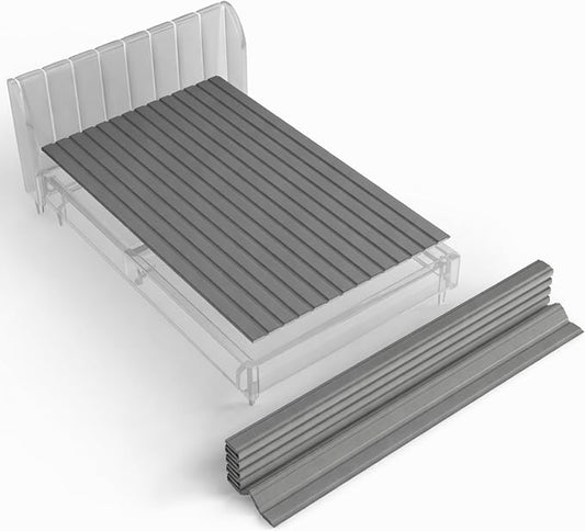 Wooden King Bed Slats for Support Under Mattress with Cover – Replacement Wood Slats for King Size Bed Frame – Under Mattress Support Without Extra Height – 2.38-Inch Standard Width