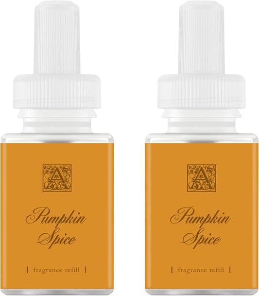 Pura & Aromatique Home Scent Refill - Smart Home Air Diffuser Fragrance - Up to 120-Hours of Luxury Fragrance per Refill - Household Essential - Clean Diffuser - Pumpkin Spice, 2 Pack