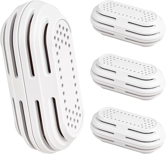Leemone 4 Pack Humidifier Demineralization Cartridge Compatible with All LEVOIT Top Fill Humidifiers, Calcium and Magnesium Ion Softening Efficiently Reduce Dust & Odor