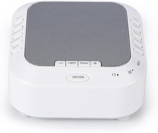 Noise Sound Machine with 28 Soothing Sounds Night Light White Noise Machine for Adults Baby Kids Sleep Machines Multi Button Quick Control Levels 3 Timers for Home Office Travel