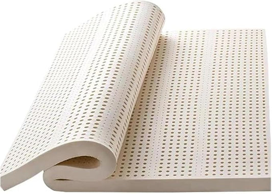Latex Mattress 140×250cm(55×98inch), 100% Natural Latex Mattresses Sleeps Cool and Supportive, Twin Mattress, Natural Rubber Pure Mattress Thickened Home Bedroom Cushion,1in