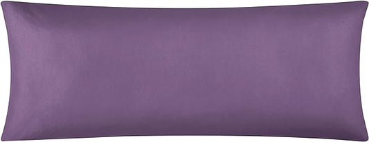 Evolive Ultra Soft Microfiber Body Pillow Cover/Pillowcases 21"x54" with Hidden Zipper Closure (21"x54" Body Pillow Cover, Lavender)