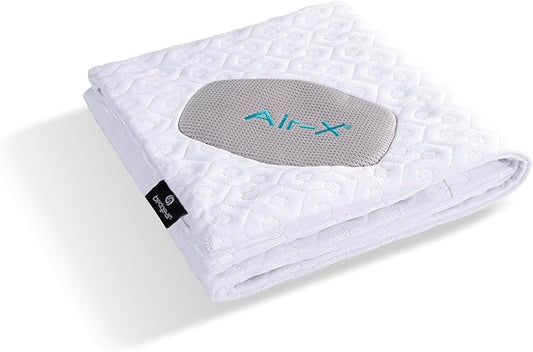 Bedgear Dri-Tec Performance Pillow Protector, Moisture-Wicking Cooling Pillow Cover with Airflow Technology | Breathable, Protective Pillowcase with Zipper | Machine Washable Pillow Protector, Queen