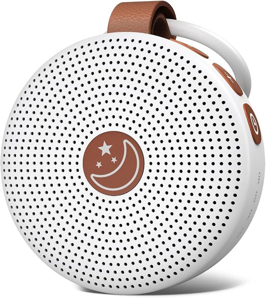 Portable Sound Machine Mini White Noise Machine Baby Shushing Brown Noise Machine with 30 Soothing Sounds for Kids Adults Dogs Auto-Off Timer 32 Volume Levels Sleep Machine for Home Office Privacy