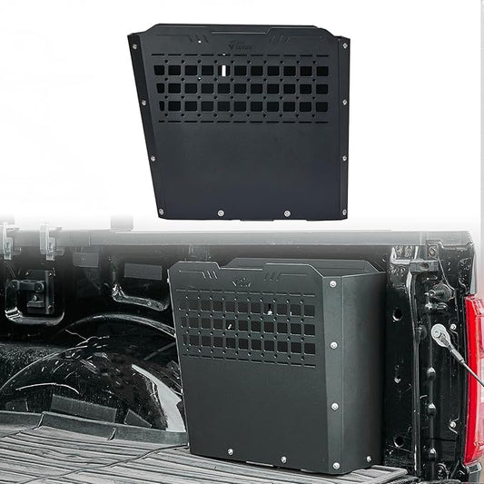 JOYTUTUS Truck Bed Storage Box Compatible with 2015-2026 F150 F250 F350, Heavy-Duty Metal Pickup Tool Box for Truck Bed, 57L Truck Bed Tool Storage Box Toolboxes, Side Tool Box Toolbox Cargo Box