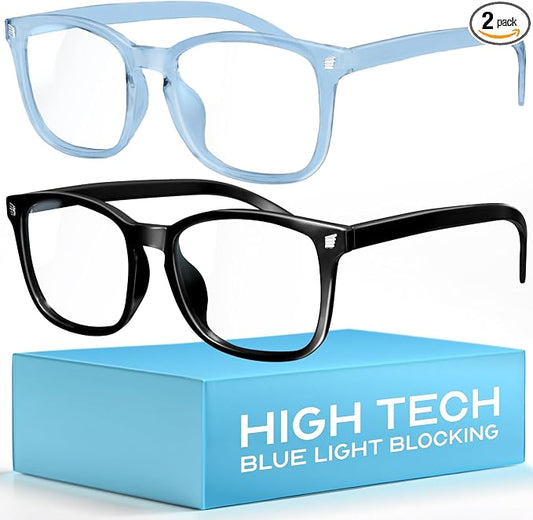 livho High Tech Blue Light Glasses - Advanced Blue Light Blocking Computer Glasses - Screen Fatigue & UV Protection
