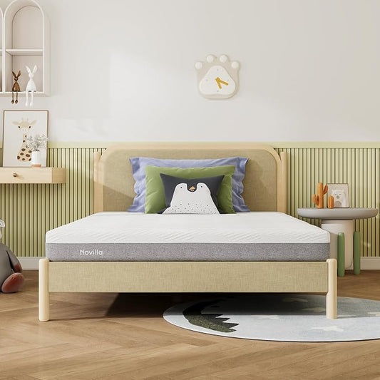 Novilla Mattress Full, Memory Foam Mattress 8 Inch for Contour Support & Pressure Relieving & Plush Comfort, CertiPUR-US Certified Foam