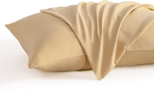 NTBAY Queen Pillow Cases Set of 2, 2 Pack Brushed Microfiber Pillowcases, Soft, Wrinkle, Fade, Stain Resistant Pillow Cases with Envelope Closure, 20x30 Inches, Light Taupe